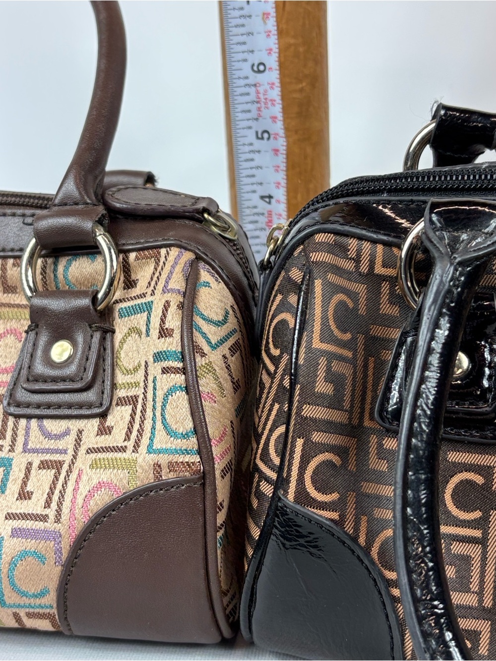 2/$15 Monogram Print Small Handbags Designer Style …Preloved ♥️ $4.99shipping - Picture 13 of 13